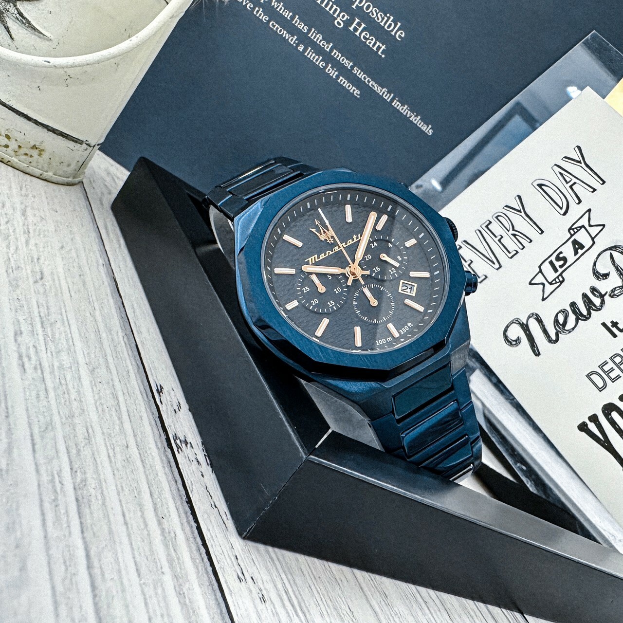 【Maserati 瑪莎拉蒂】 R8873642008 45mm Modern Watch