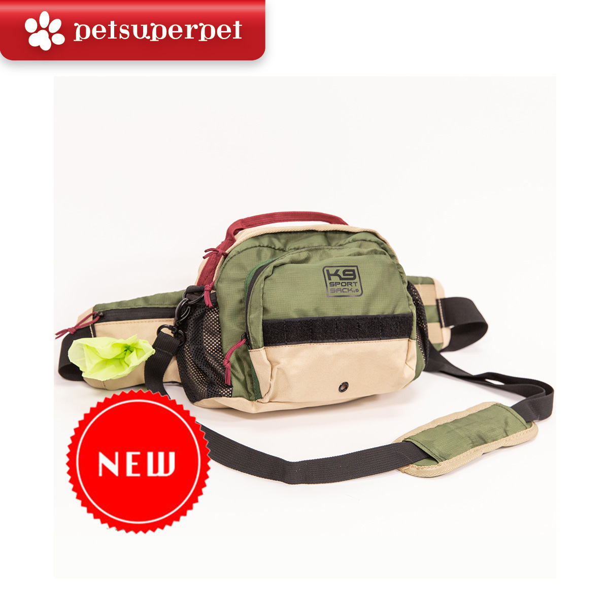 【新上架｜原裝正貨！】K9 Sport Sack K9 Kompanion - 2WAYS 斜孭兩用放狗腰包(補給包) - (三色)