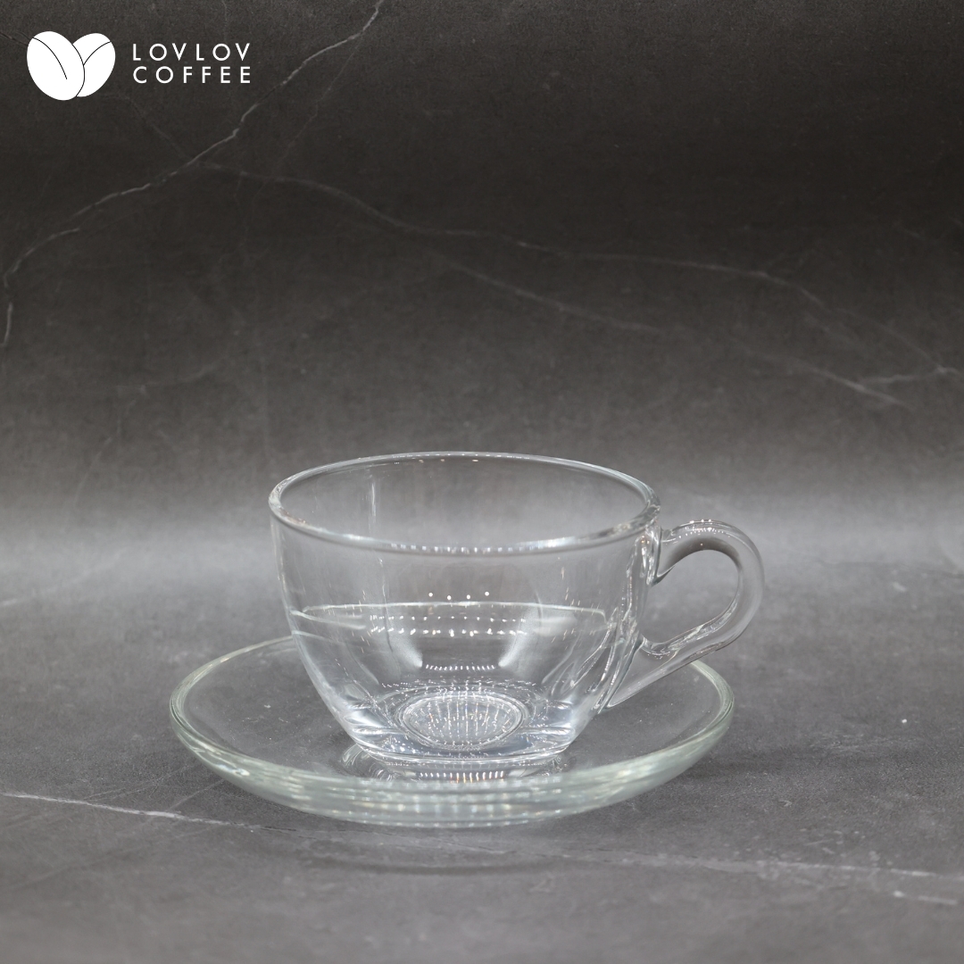 200ml玻璃咖啡杯套裝