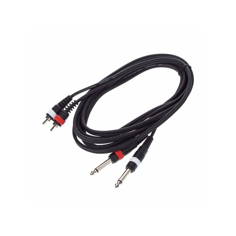 sssnake 6.3mm TRS to RCA 雙頭 SPR2030 3M
