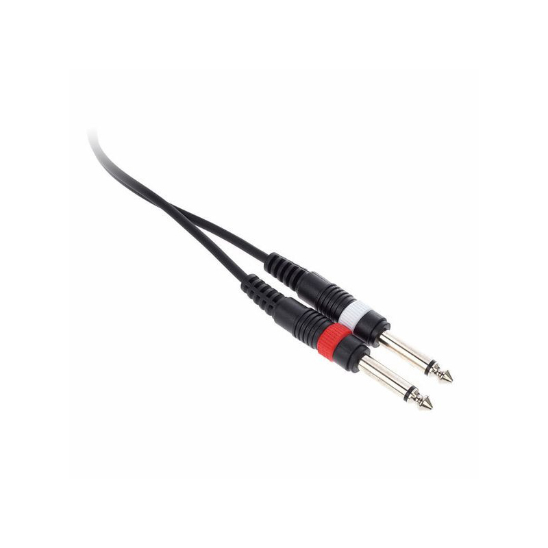 sssnake 6.3mm TRS to RCA 雙頭 SPR2030 3M