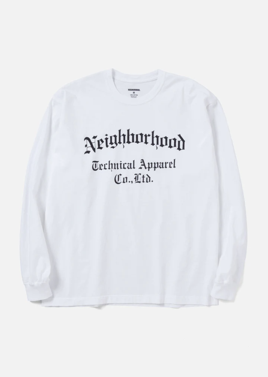 {現貨} NEIGHBORHOOD NH TEE-8 LS . CO