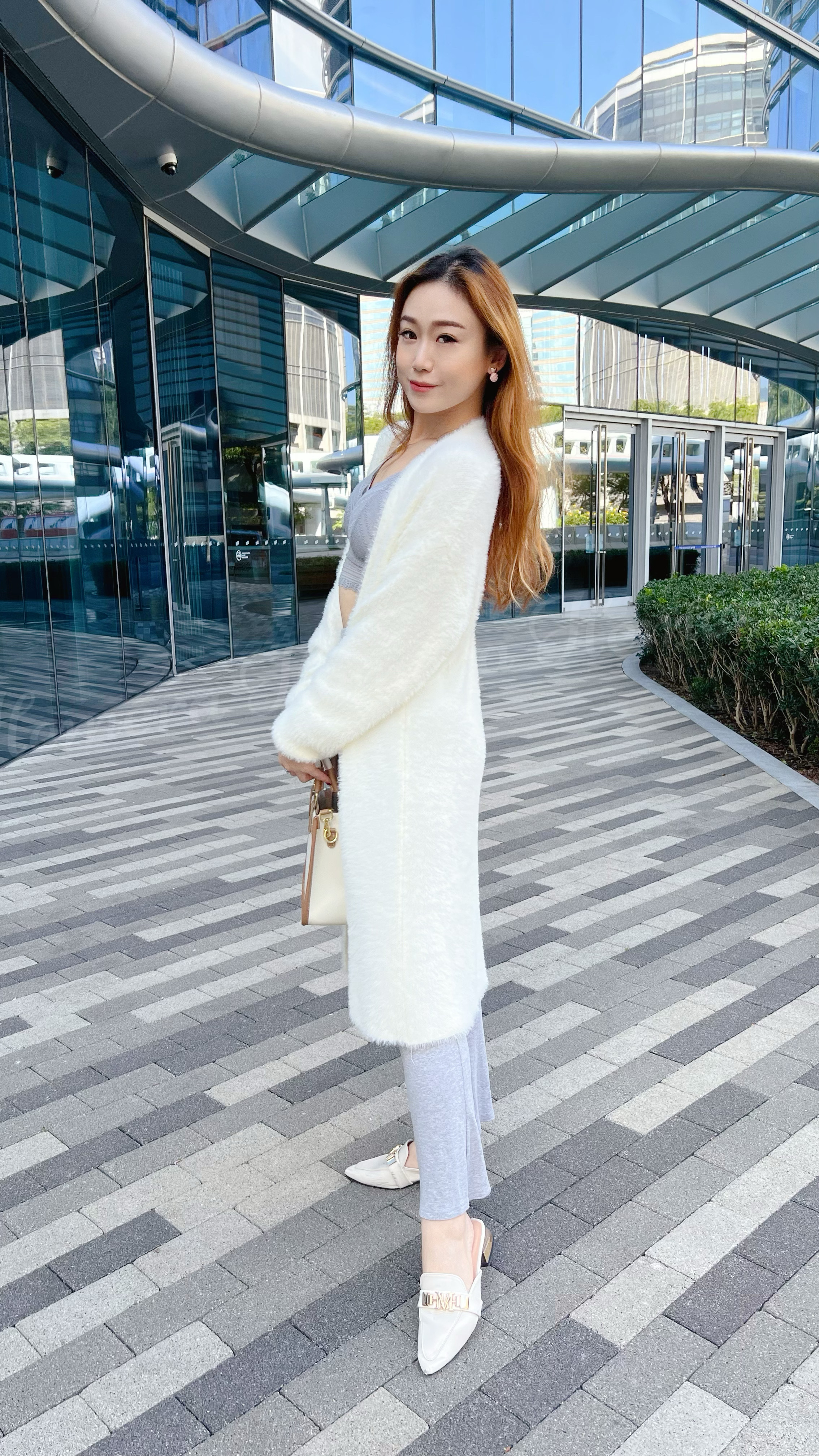 JK22W1201 毛毛貴氣長身外套