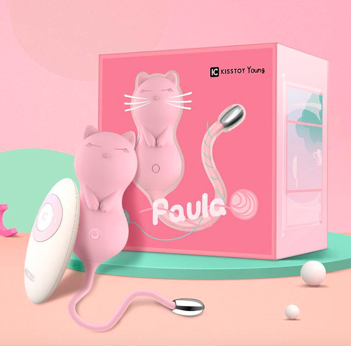 〔好玩又實用〕KISSTOY Paula 小貓咪凱格爾訓練震蛋