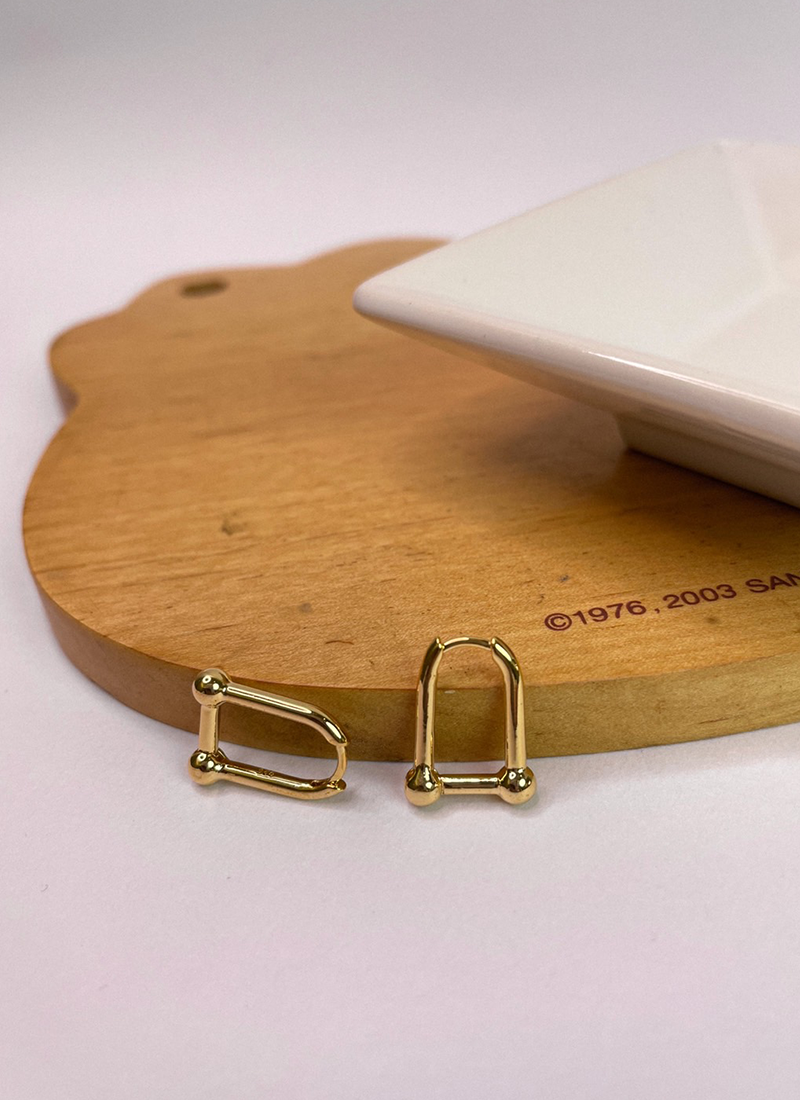 [現貨] [925純銀]拱門耳環