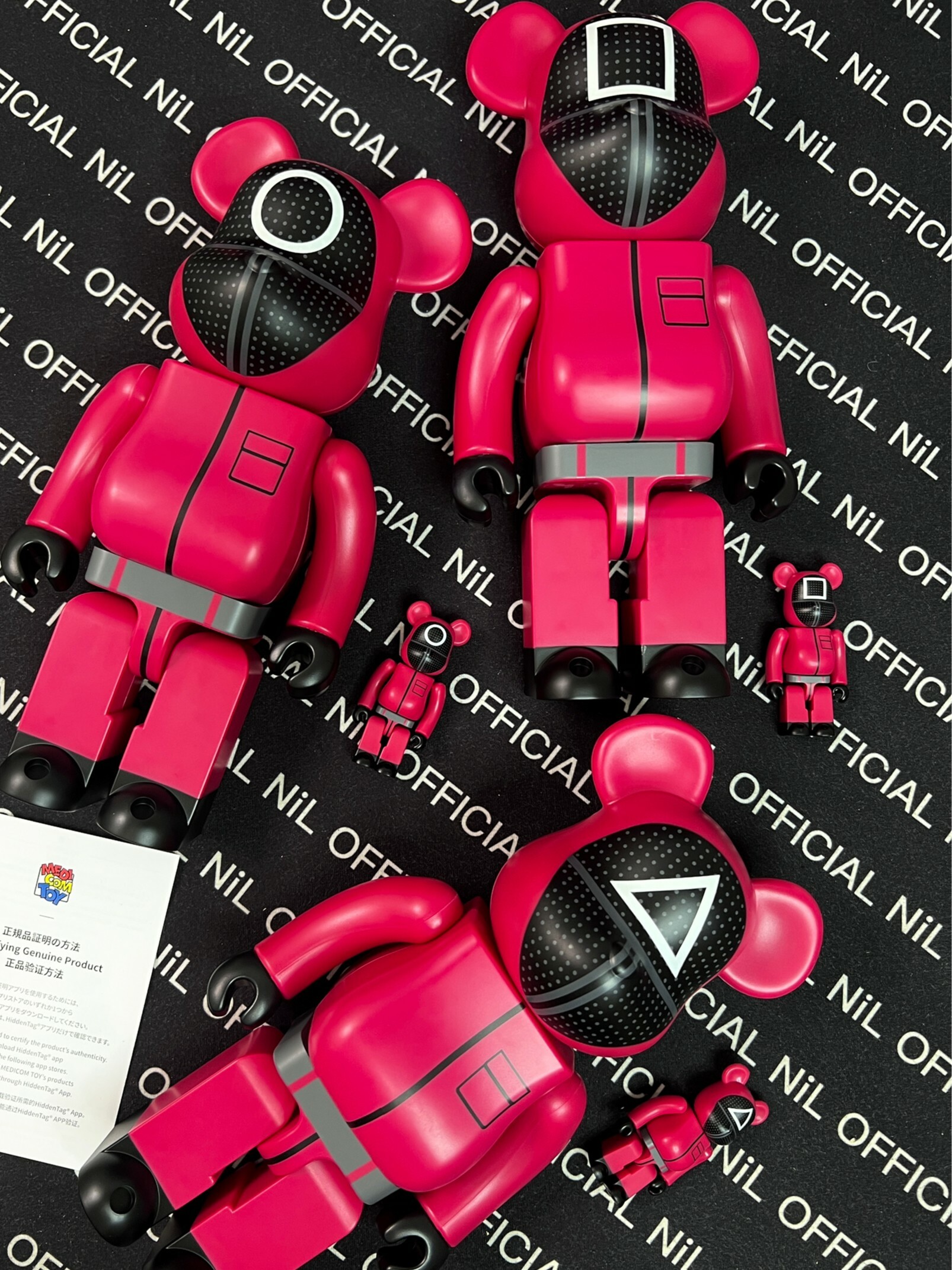 BE@RBRICK SQUID GAME 魷魚遊戲 庫柏力克熊 100％ 400％