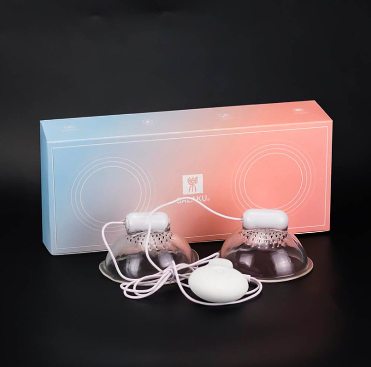 〔比人手更強大〕GALAKU 第三代撩乳吸吮 20種變頻乳房按摩器 （USB直插供電/充電款）