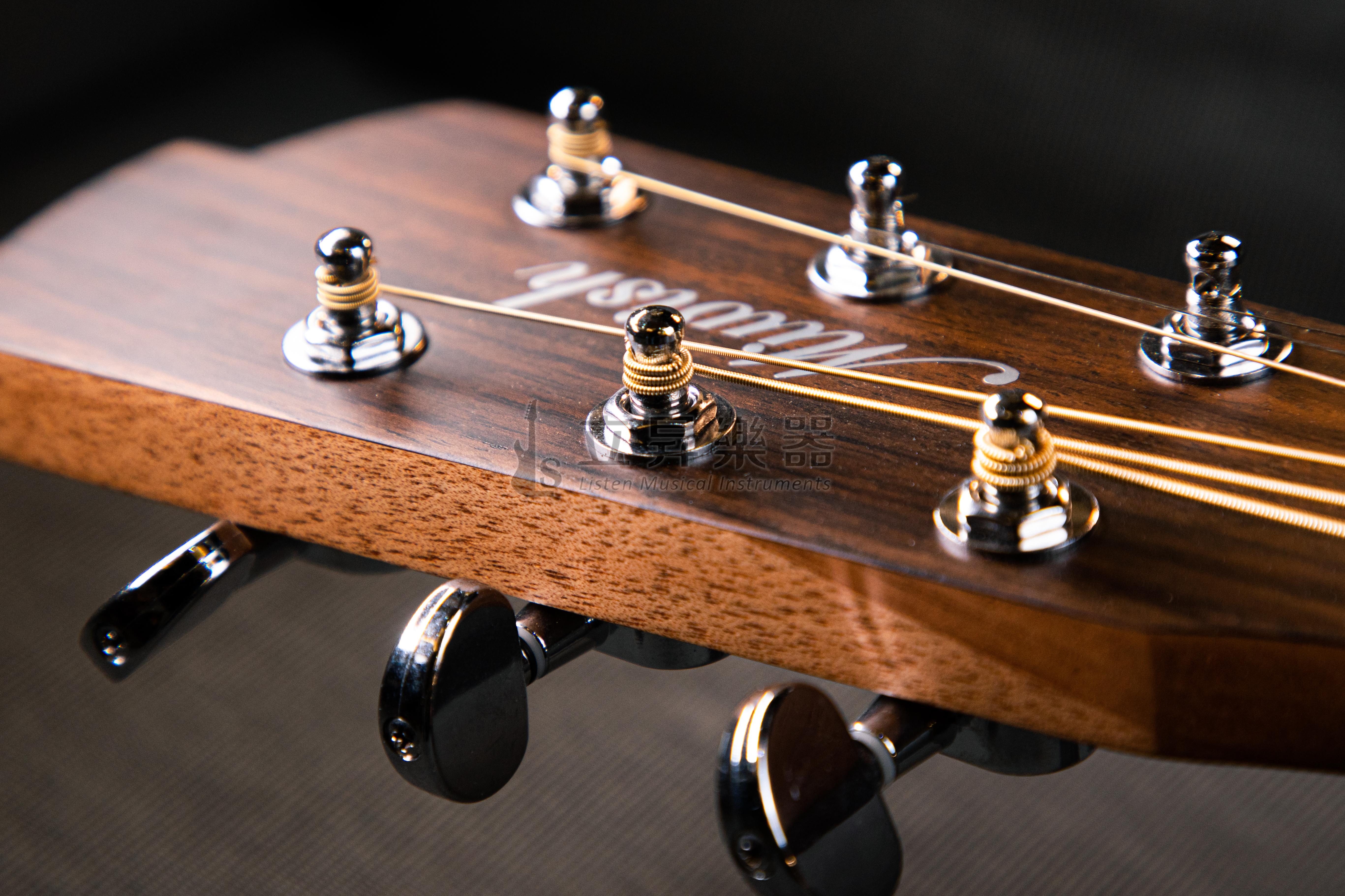 Miwish-L 民謠吉他 GSCC 非洲桃花心木面單 40吋 木吉他 附原廠軟Case 第 6 張圖片｜三峽吉他 / Bass