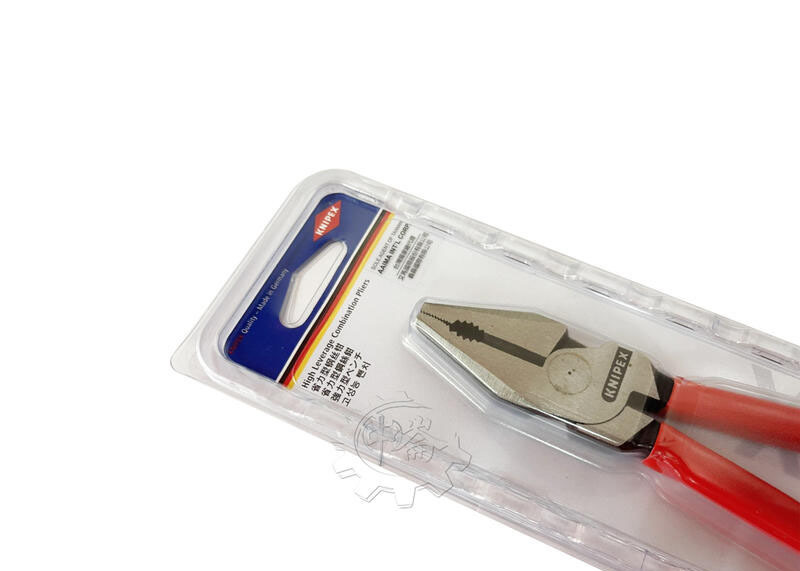 ＊中崙五金【附發票】 KNIPEX 德國 K牌 9吋 鋼絲鉗 老虎鉗 2.5mm / 9英吋 原廠公司貨