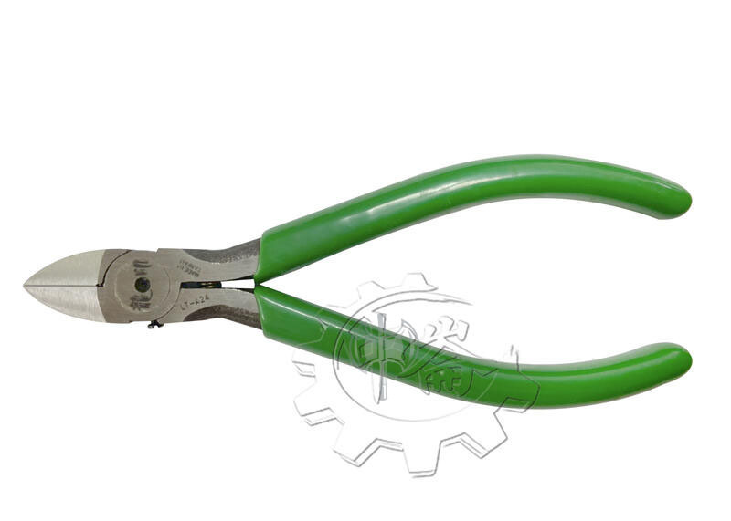 ＊中崙五金【附發票】龍之印 膠柄斜口鉗 電子尖口鉗 5" 125mm 高碳鋼材質 台灣製 LT-A24