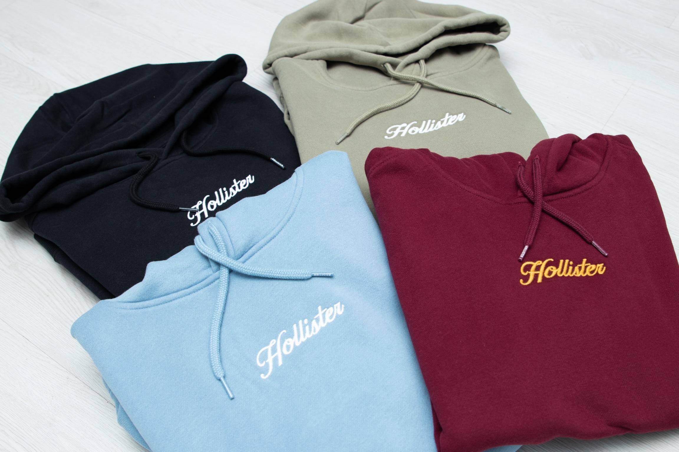 【現貨】 Hollister 刺繡潦草字Hoodie-MEN