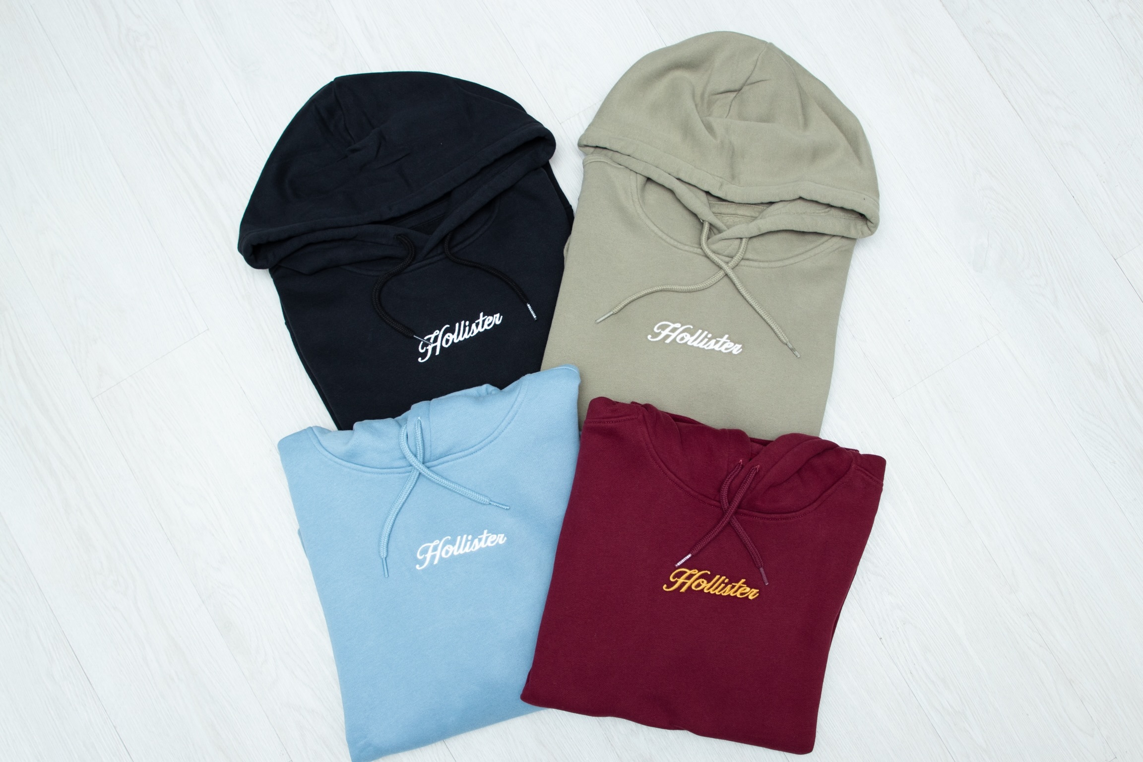 【現貨】 Hollister 刺繡潦草字Hoodie-MEN