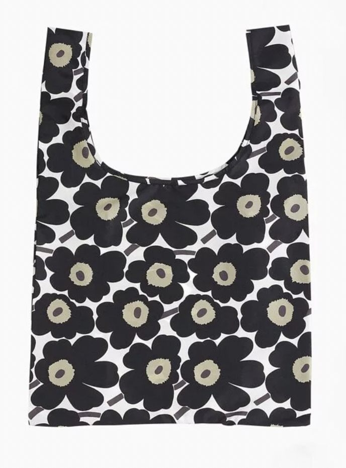 代購現貨 ｜ Marimekko Smartbag 環保袋 | 黑色 mini Unikko