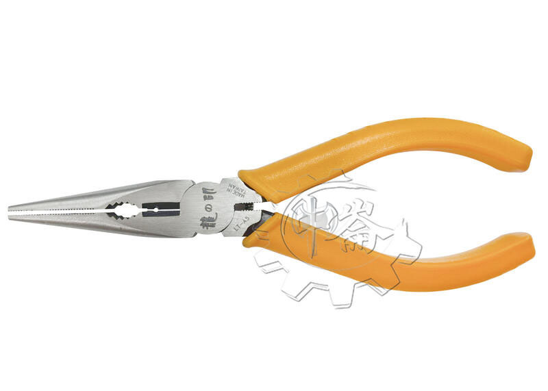 ＊中崙五金【附發票】龍之印 膠柄 尖嘴鉗 尖口鉗 電子鉗 附彈簧 6" 台灣製 LT-A5 特價中