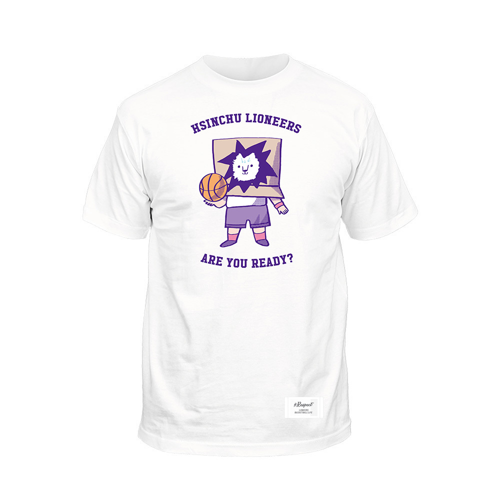 22-23 紙箱UNCLE打籃球短TEE | 白