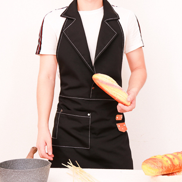 西式輕帆布甜品店圍裙