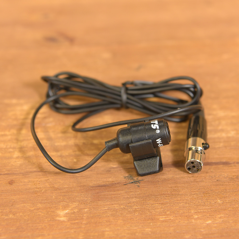 台灣 JTS W-68T 電容式麥克風 4Pin MINI XLR (並非常用XLR規格)適用JTS發射器
