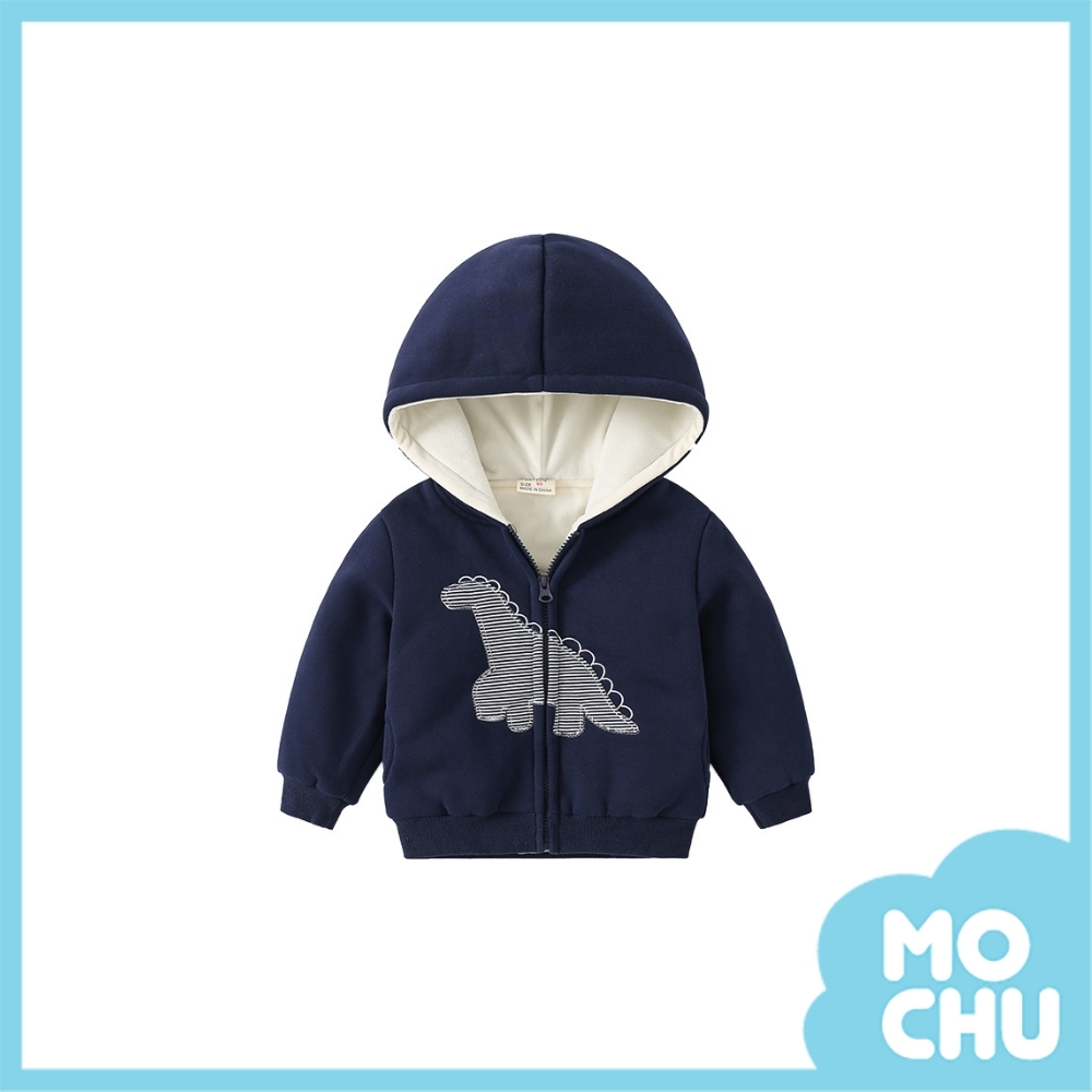小恐龍加絨連帽外套