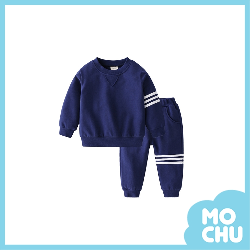 經典條紋衛衣運動套裝(兩色)