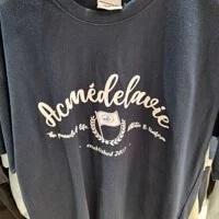 [S] ADLV SCRIPT FLAG LOGO SHORT SLEEVE T-SHIRT,NAVY, ADLV22SS-SSLSTF-NVY (SAV108)