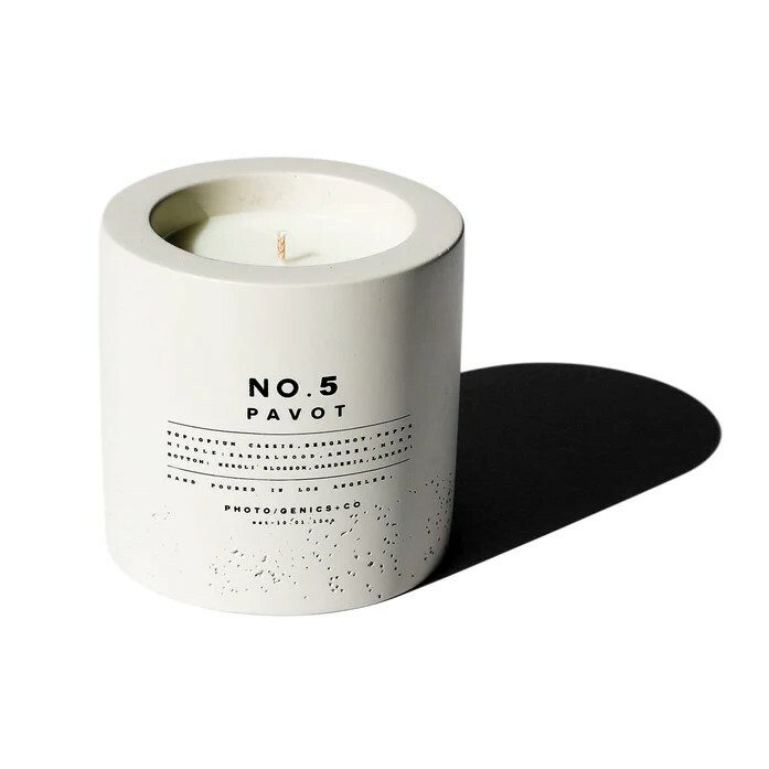 NO.5 PAVOT 阿芙蓉 混凝土香氛蠟燭 - Photogenics+Co.