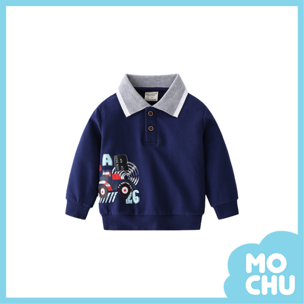 小車嘟嘟翻領衛衣(兩色)