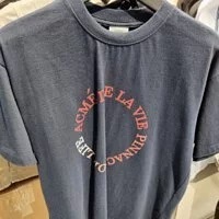 [S] ADLV CIRCLE LOGO ARTWORK BASIC SHORT SLEEVE T-SHIRT,NAVY, ADLV22SS-SSACCA-NVY (SAV107)