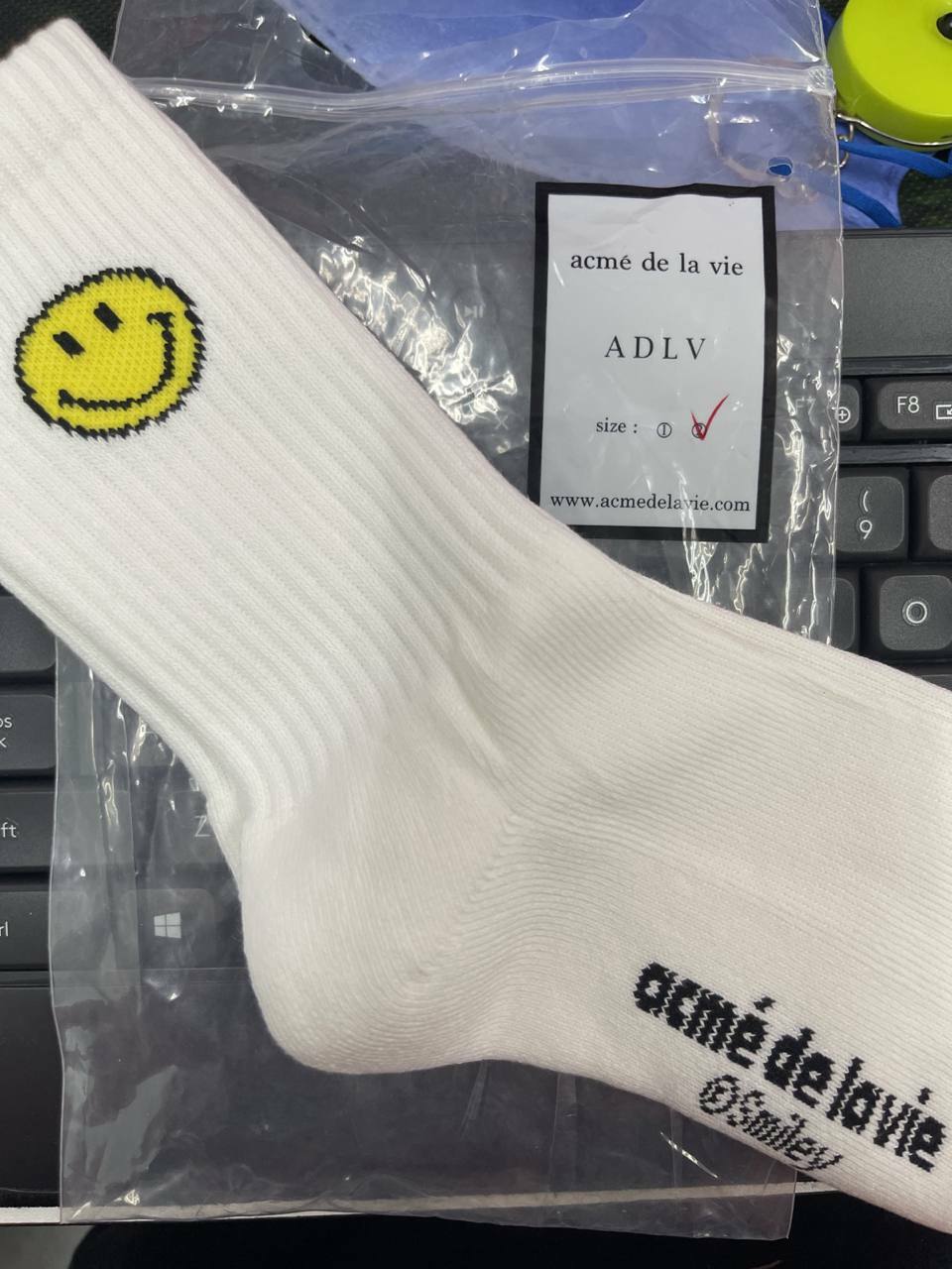 [S] ADLV SOCKS,WHITE, SAV118 (SAV118)