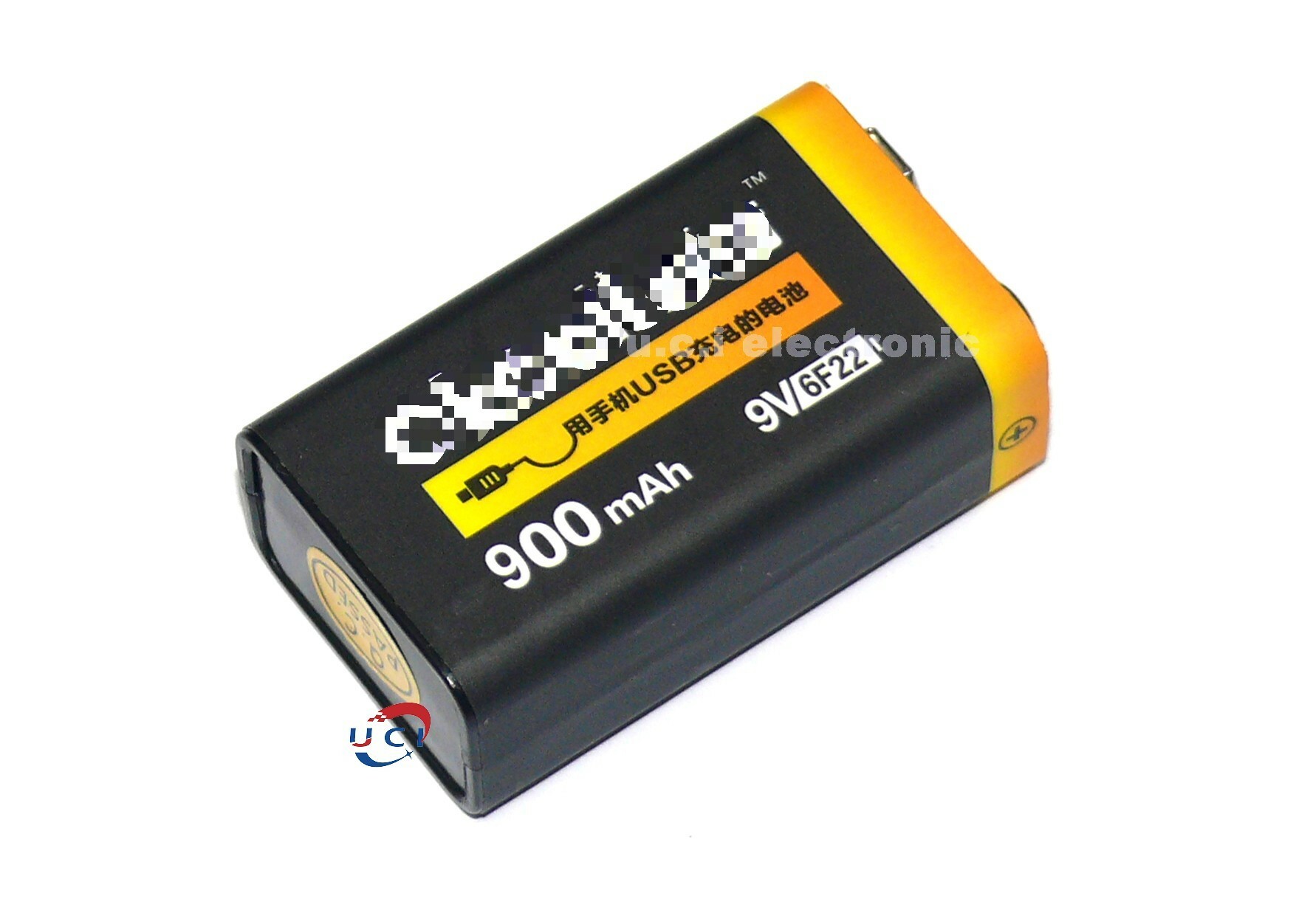 【UCI電子】(B-3) 9V鋰電池9伏 USB充電電池  充電電池 電表電池 電表充電電池