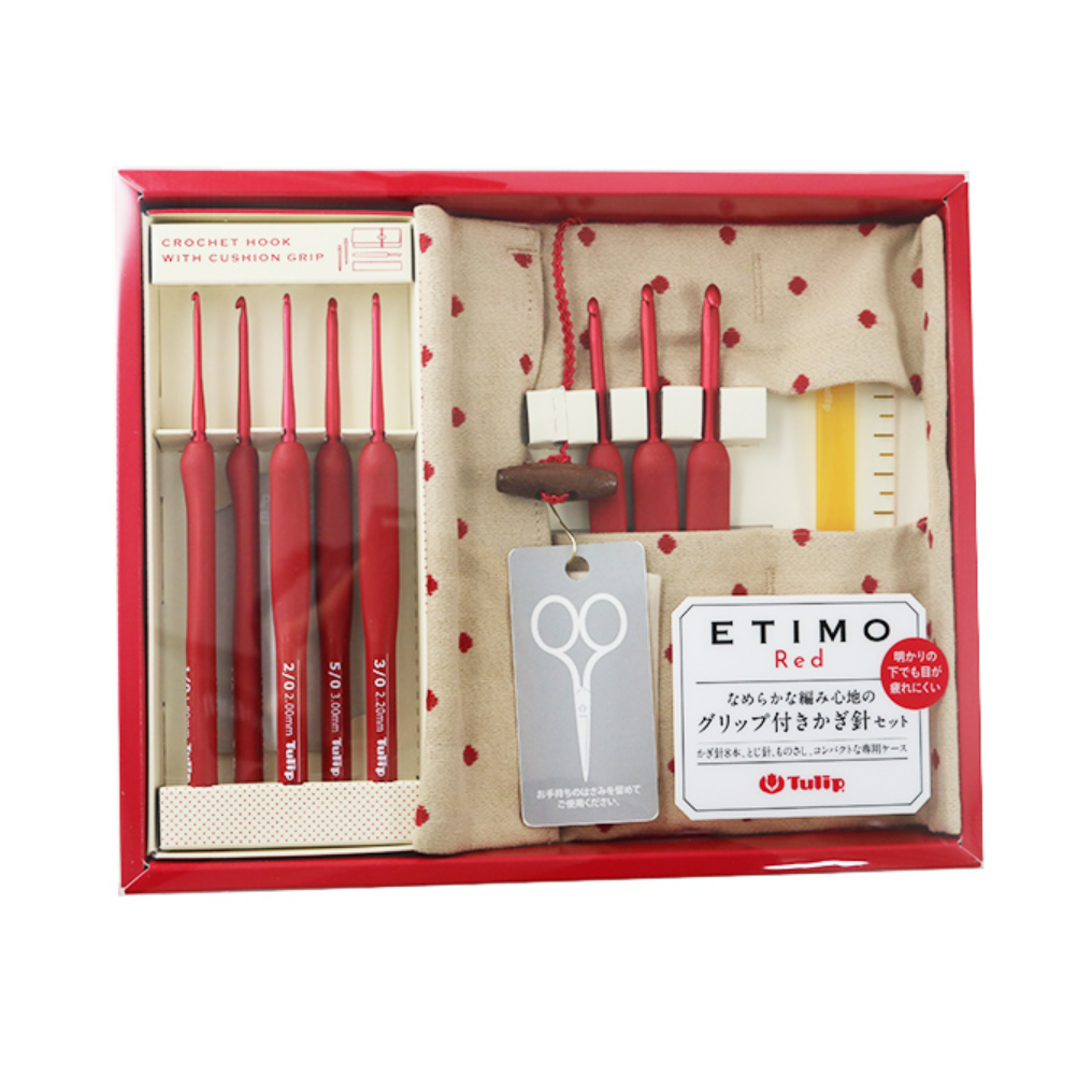 [Tulip] ETIMO紅色廣島勾針套組