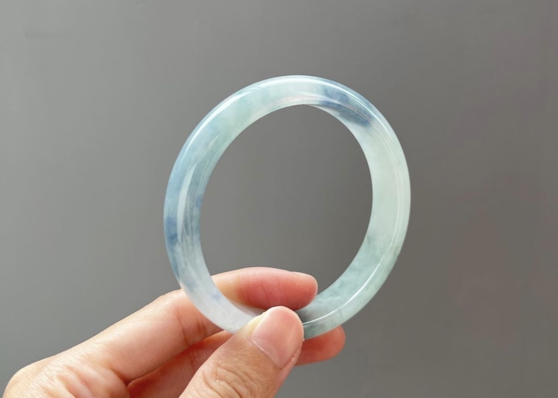 收藏級紫羅蘭翡翠手鐲