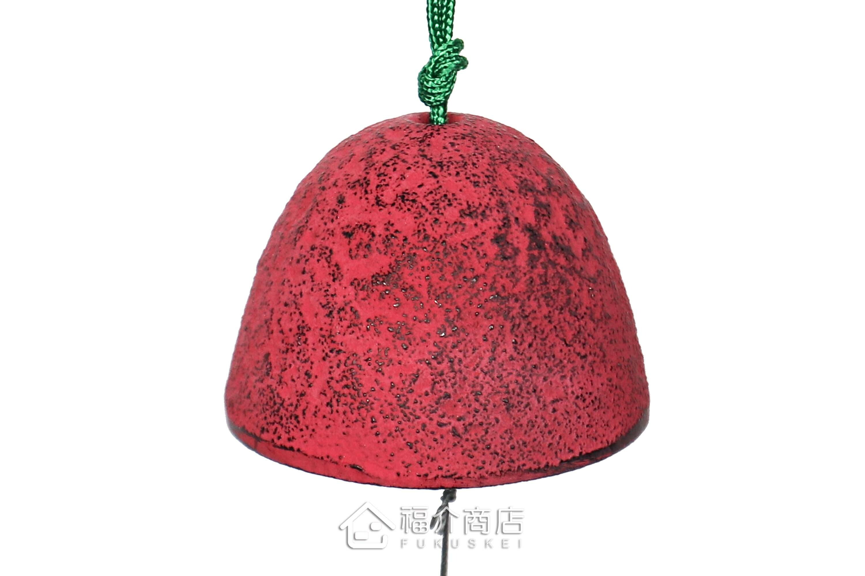 鑄鐵材質的桃色風鈴