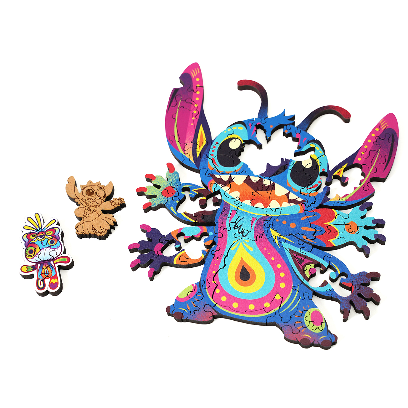 迪士尼圖騰木拼-史迪奇 Disney Totem Wooden Puzzle - Stitch