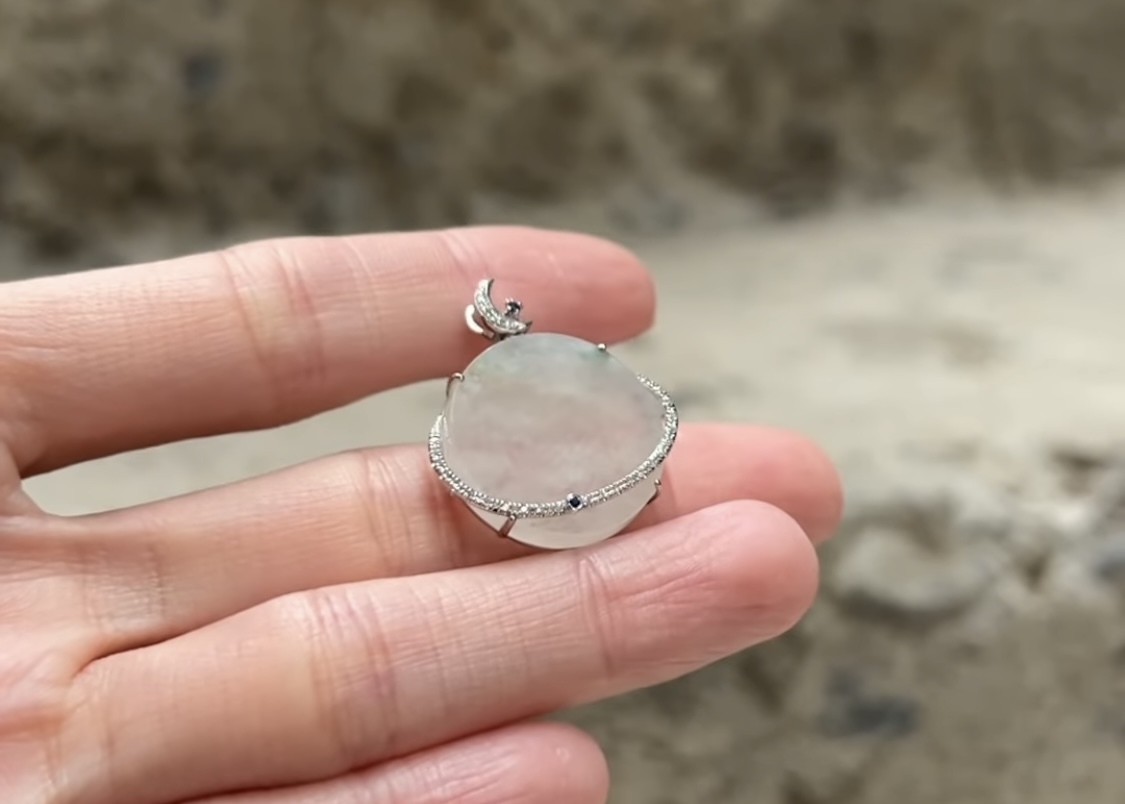 原創設計星球翡翠墜飾