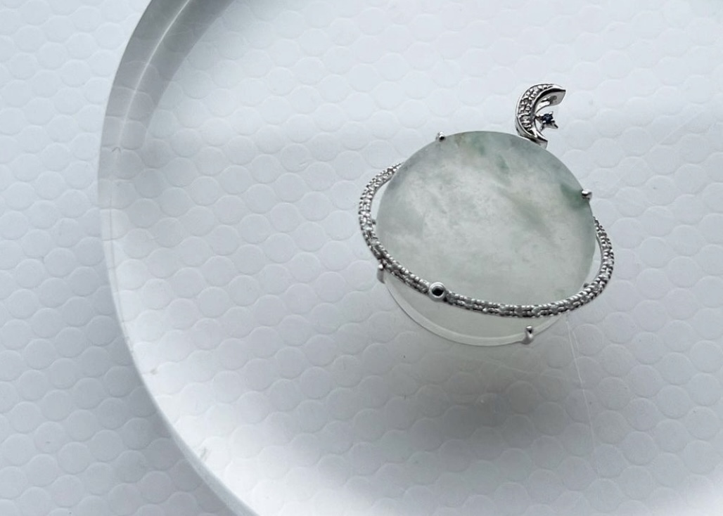 原創設計星球翡翠墜飾