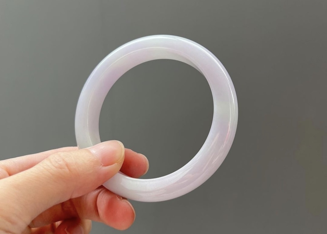 收藏級櫻花粉紫翡翠