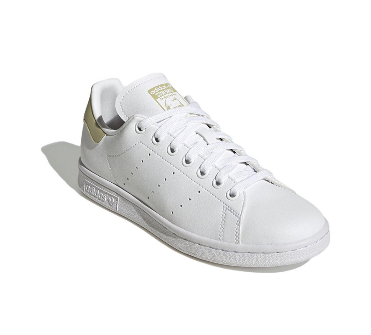 adidas女鞋 白 黃 小白鞋 經典款 三葉草 史密斯 愛迪達(GX4625)NovLu