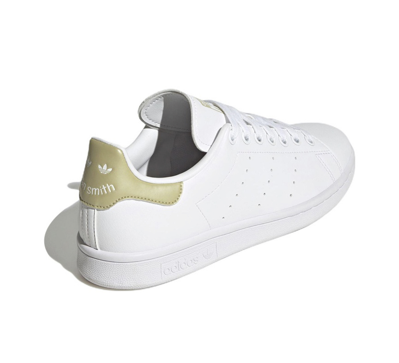 adidas女鞋 白 黃 小白鞋 經典款 三葉草 史密斯 愛迪達(GX4625)NovLu