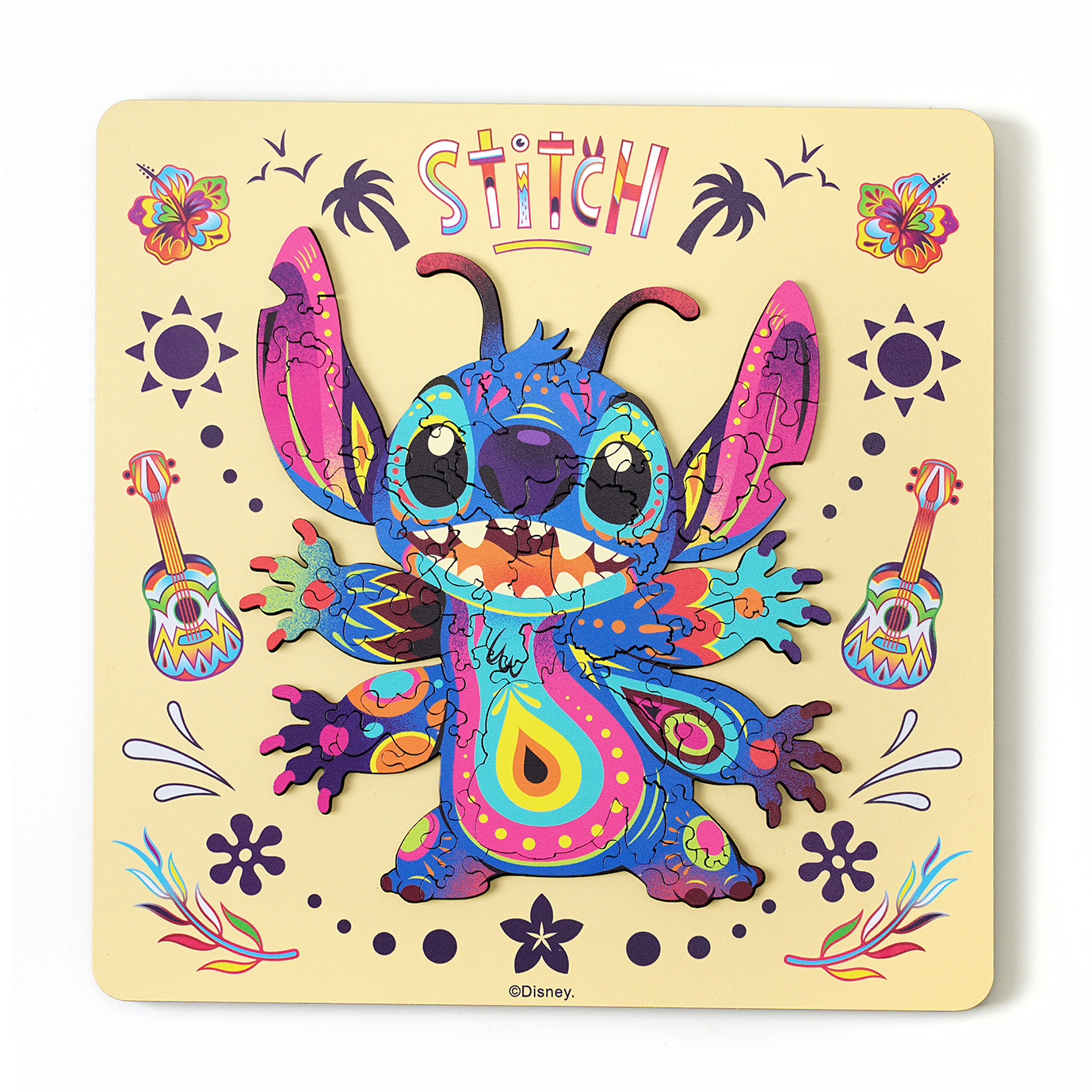 迪士尼圖騰木拼-史迪奇專用框