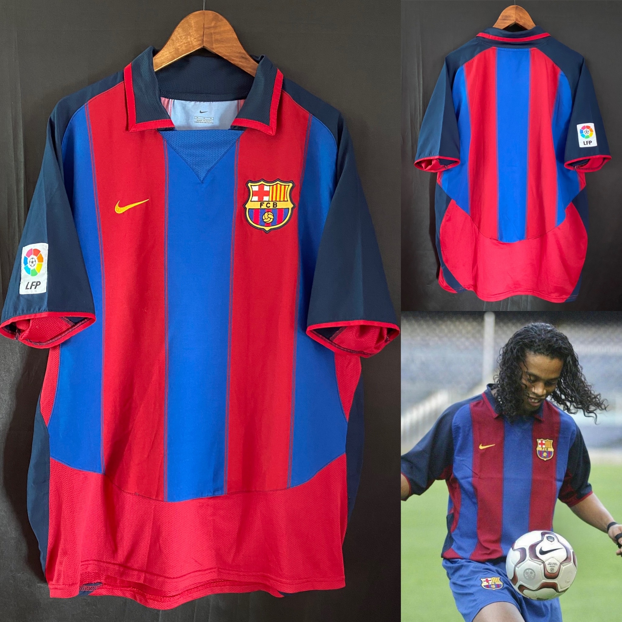 FC Barcelona 2003-04 Nike Home official shirt