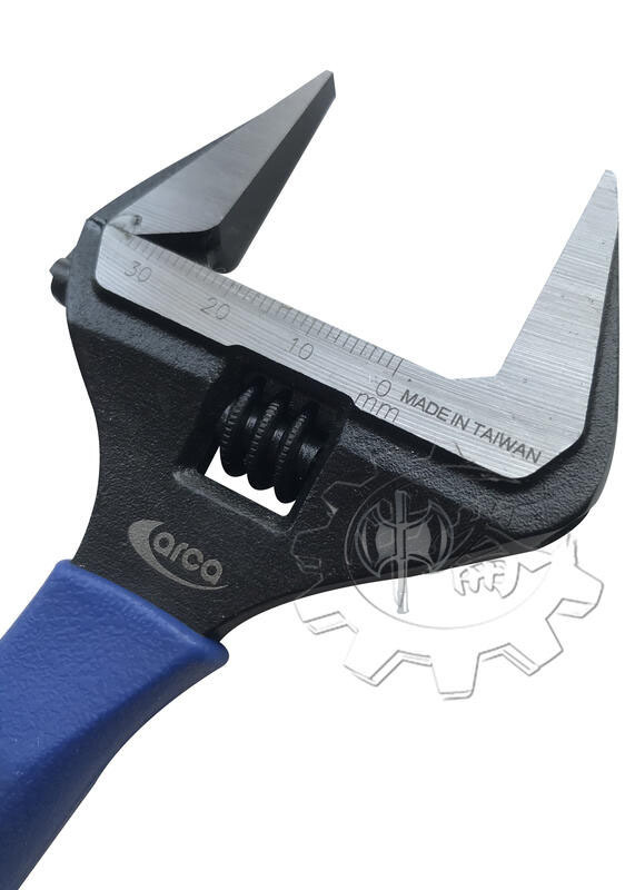 ＊中崙五金【附發票】ARCA 6吋~12吋 超大開口活動板手 水電專用 專業活動板手 鉻釩鋼材質 超薄設計 台灣製