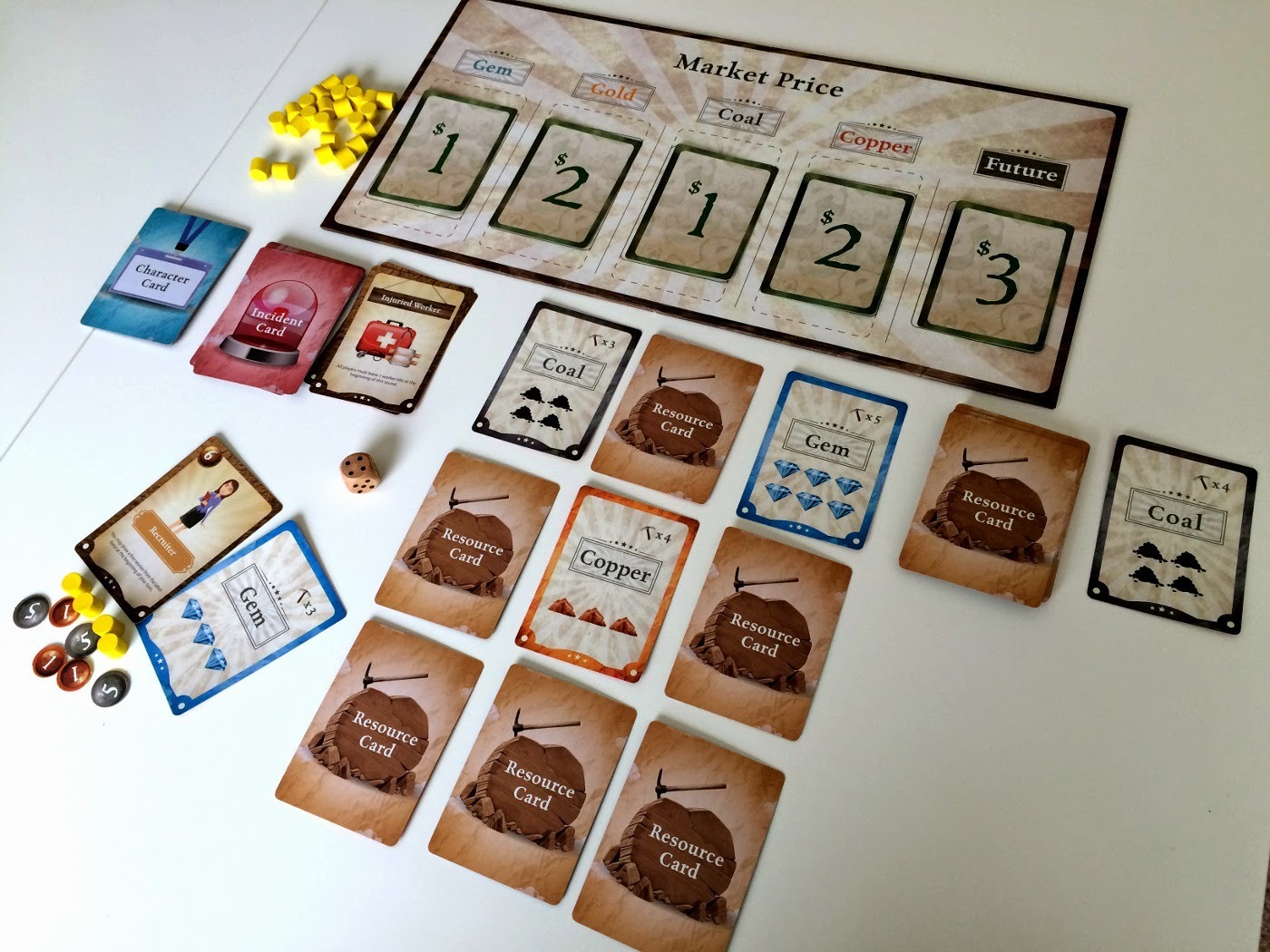 礦業狂人 Mining Maniac|卡牌遊戲|資源管理|經營策略|派對遊戲|桌上遊戲