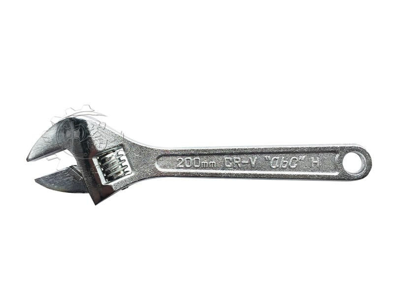 ＊中崙五金【附發票】專業abc活動板手200mm 8" 開口板手 鉻釩鋼材質 附刻度 台灣製