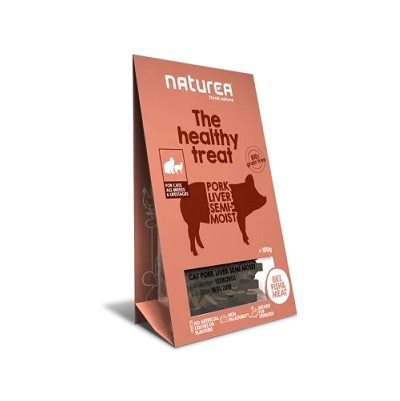 Naturea 鮮肉半濕小食 (貓用) – 豬肝 100g (EXP: 07/2026)