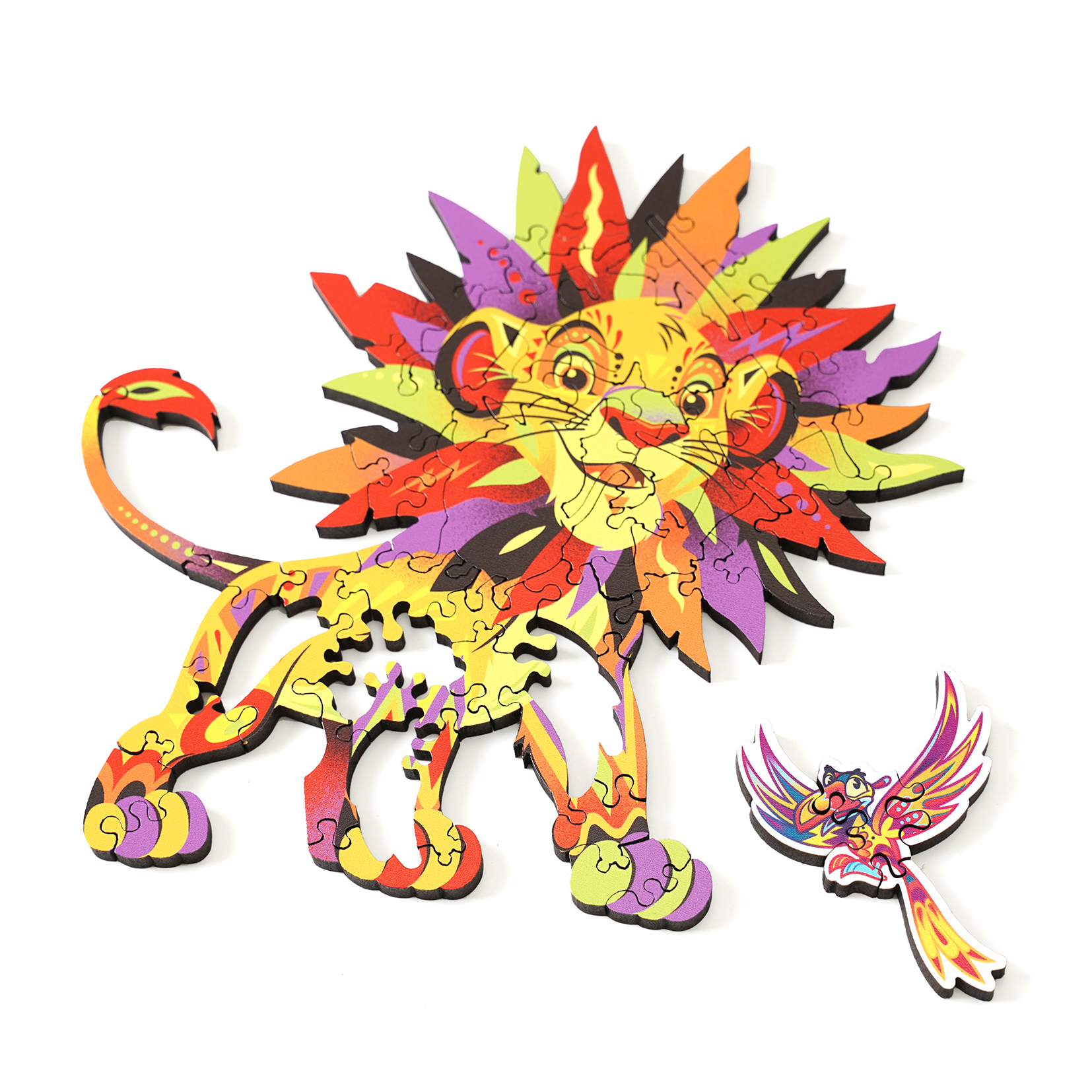 迪士尼圖騰木拼-辛巴 Disney Totem Wooden Puzzle - Simba