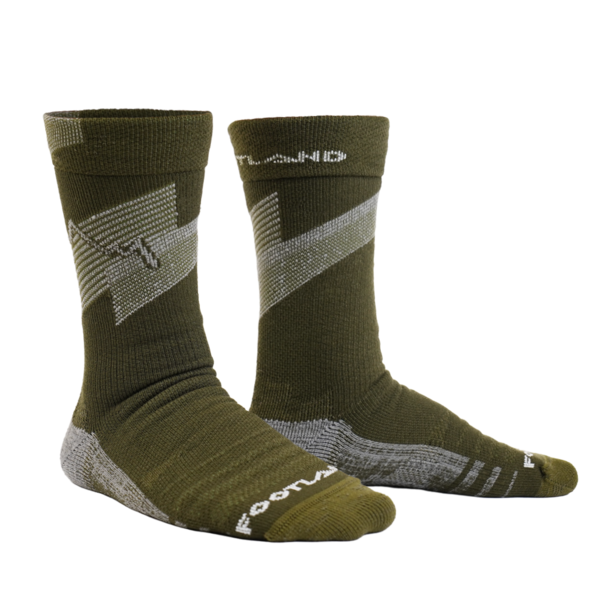 FOOTLAND HK山形者厚底長筒羊毛登山襪 （Hiking重裝型羊毛襪款）