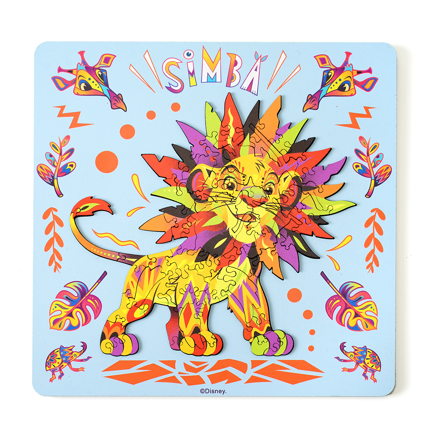 迪士尼圖騰木拼-辛巴專用框