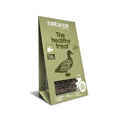 Naturea 鮮肉半濕小食 (貓用) – 鴨肉 100g (EXP: 07/2026)