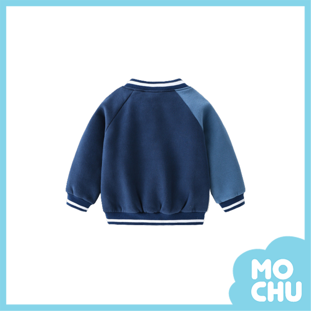 動物家族抓絨棒球外套