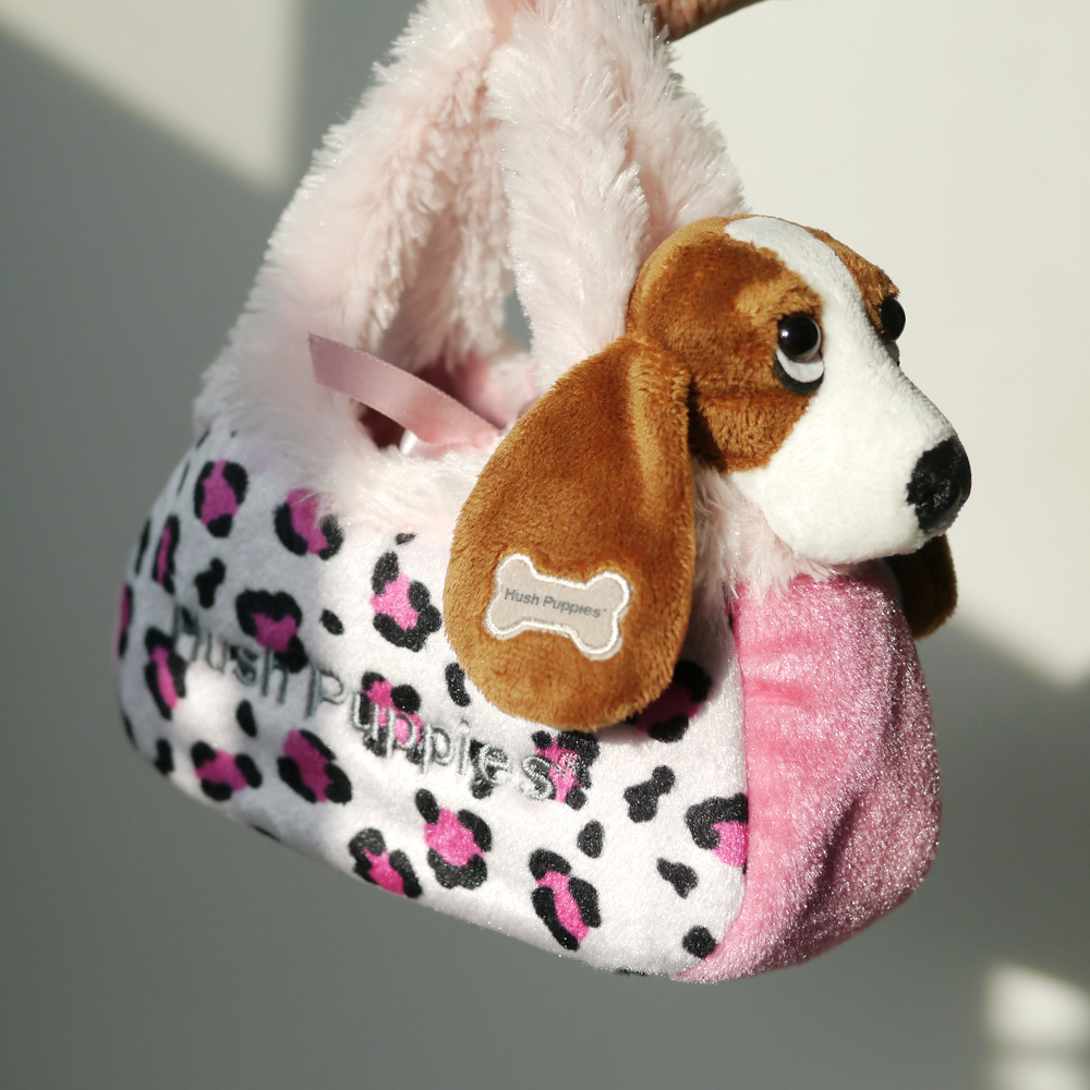 5" 帶我走-粉紅豹紋提袋巴吉度